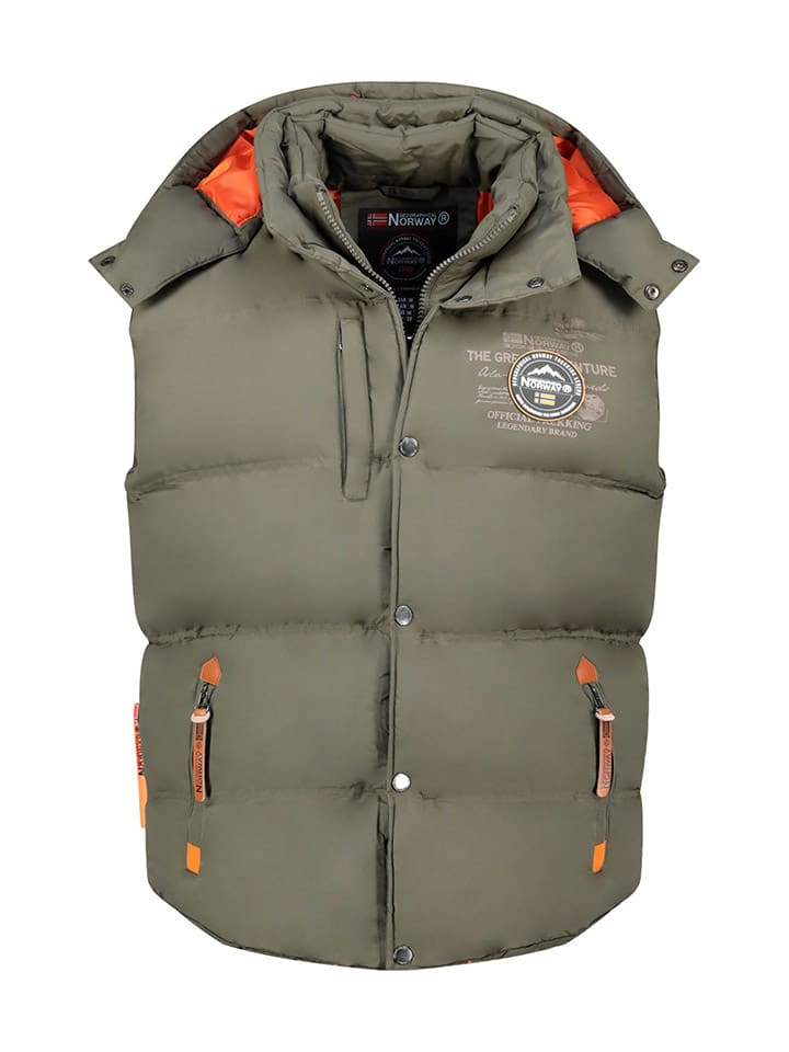 Kamizelka pikowana "Vilano" w kolorze khaki