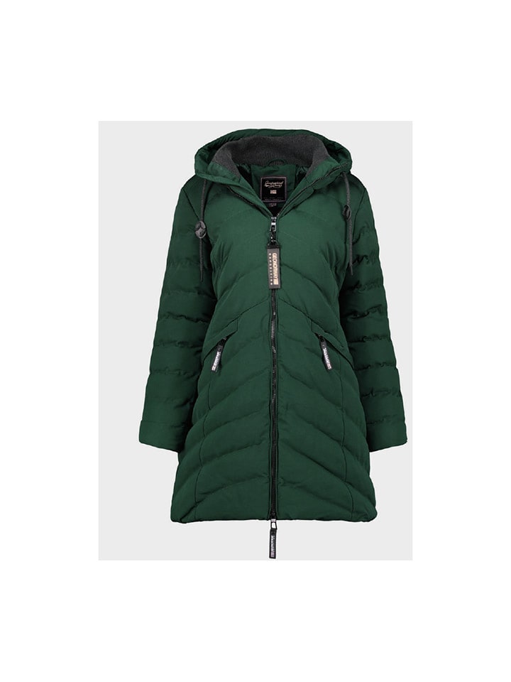 Parka "Clarisal" donkergroen