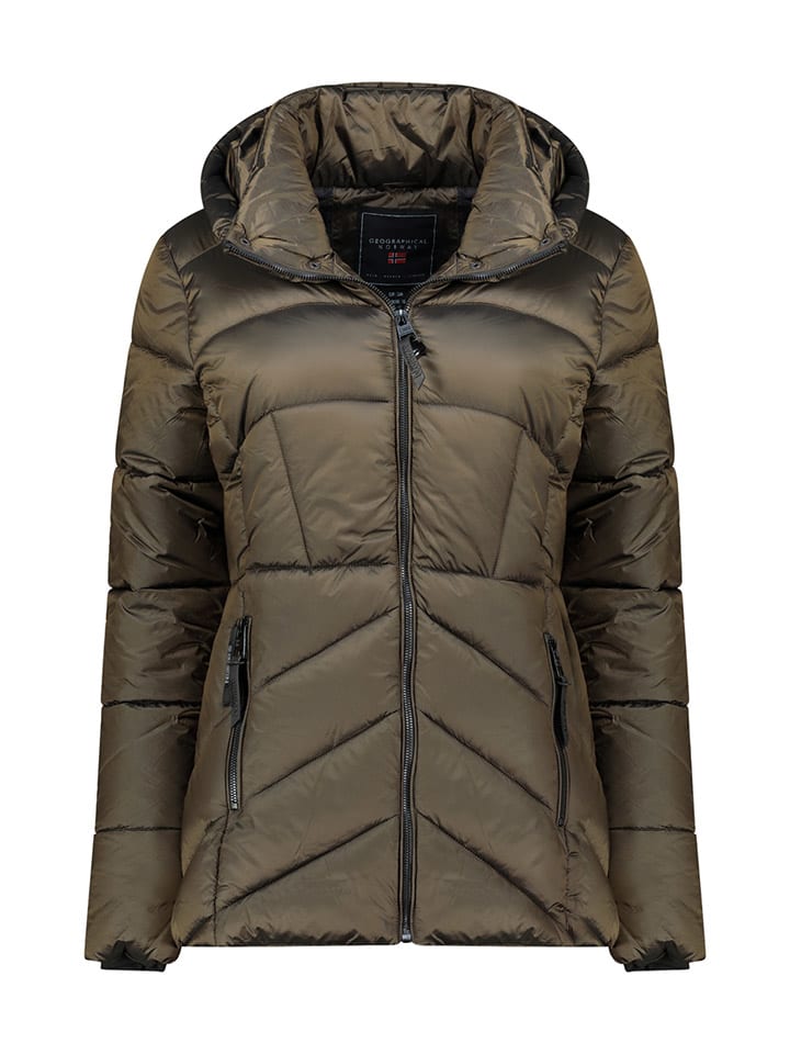 Kurtka zimowa "Blanche" w kolorze khaki
