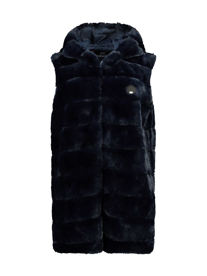Fleece bodywarmer "Uphemere" donkerblauw