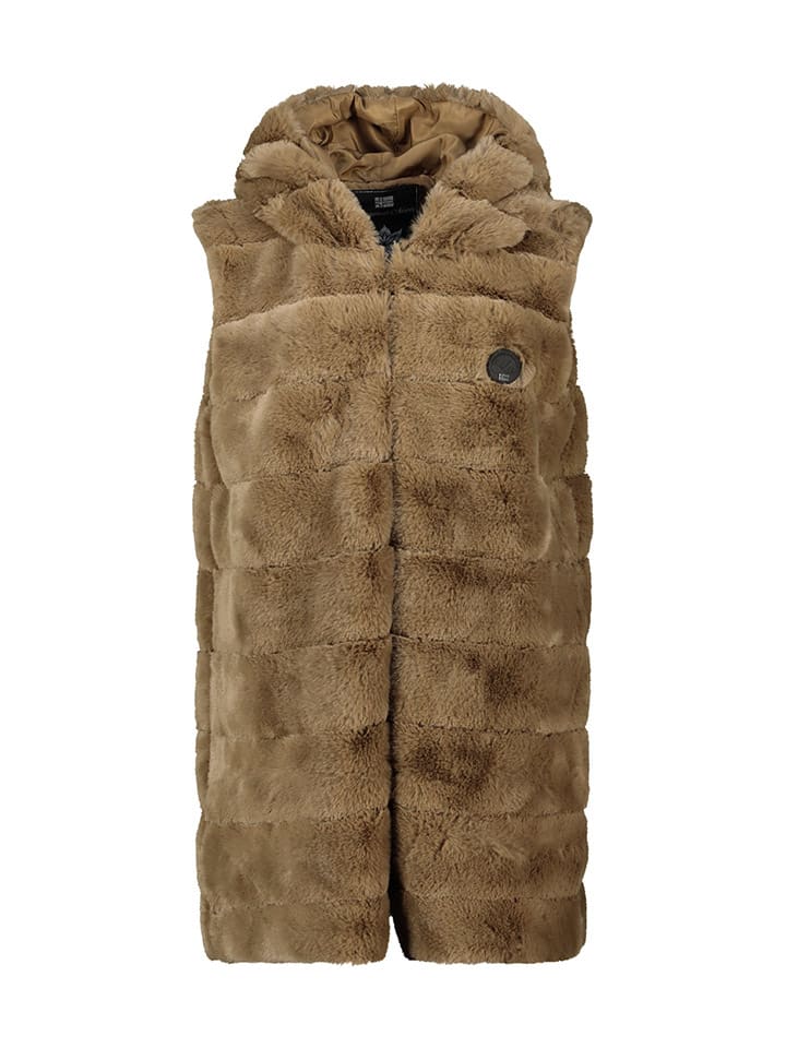 Fleeceweste "Uphemere" in Taupe