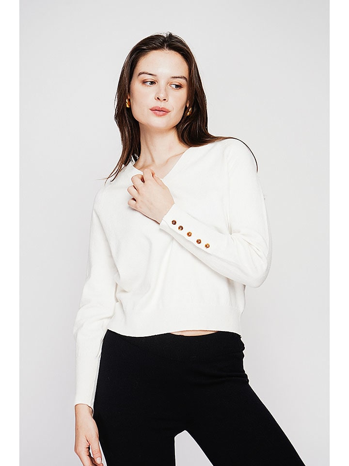 Pullover in Weiß
