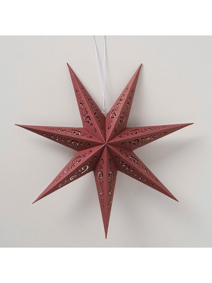 Dekoanhänger "Kassina" in Rot - (H)16,5 x Ø 50 cm