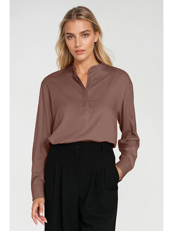 Blouse lichtbruin