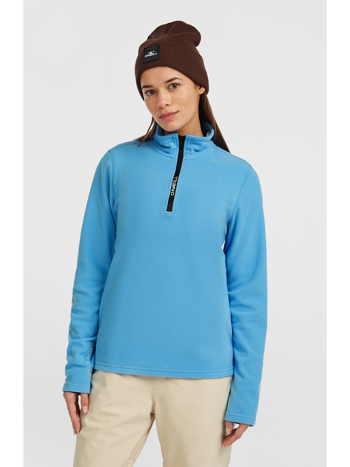 Fleecepullover in Blau