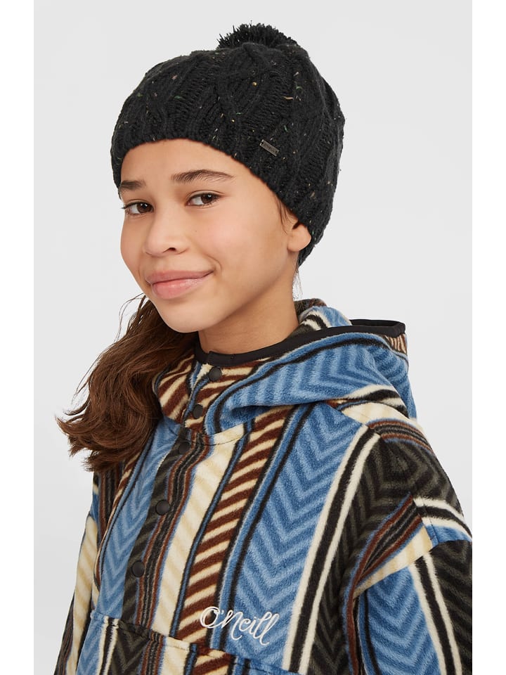 Beanie "Nora" zwart/meerkleurig