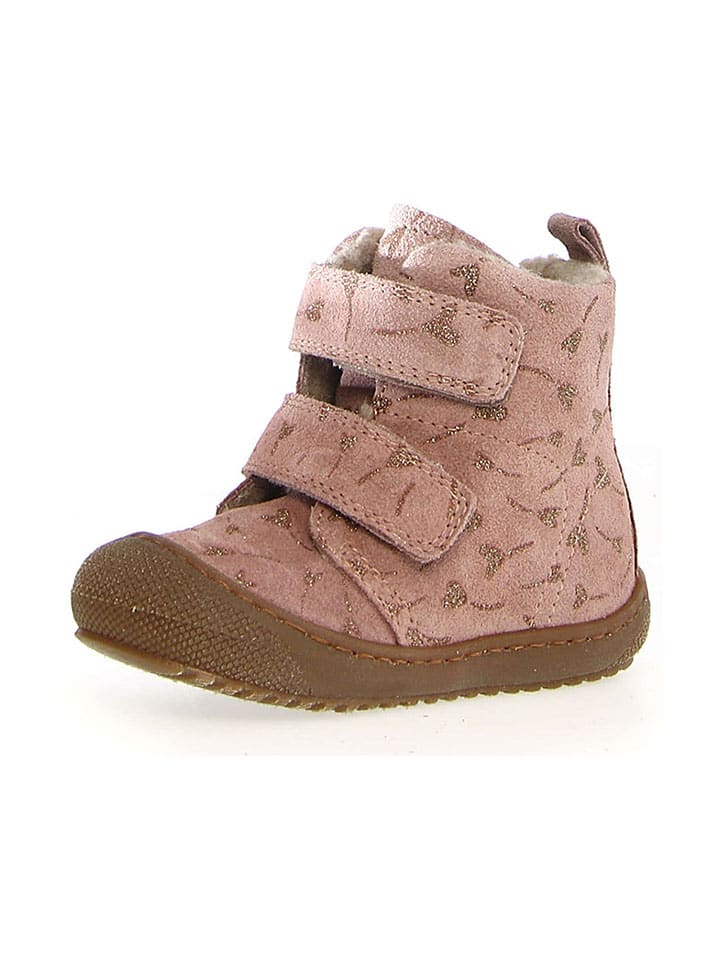 Leder-Boots in Rosa
