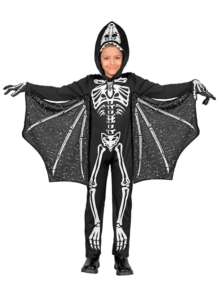 2-częściowy kostium "Pterodactylus Skeleton" w kolorze czarnym