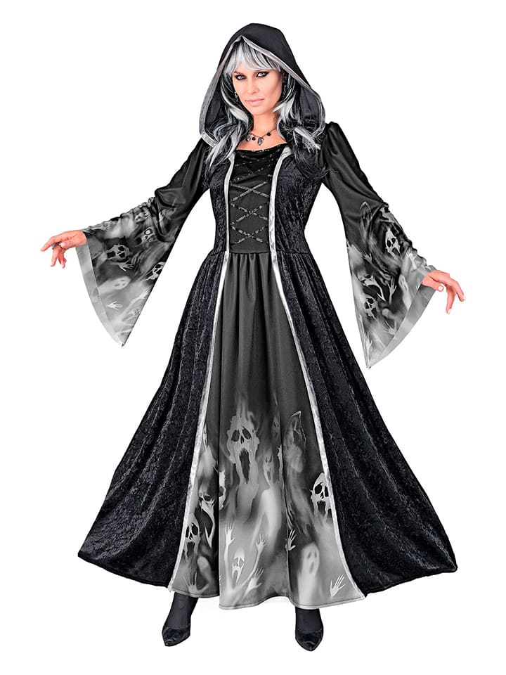 Kostümkleid "SCREAMING SOULS" in Schwarz