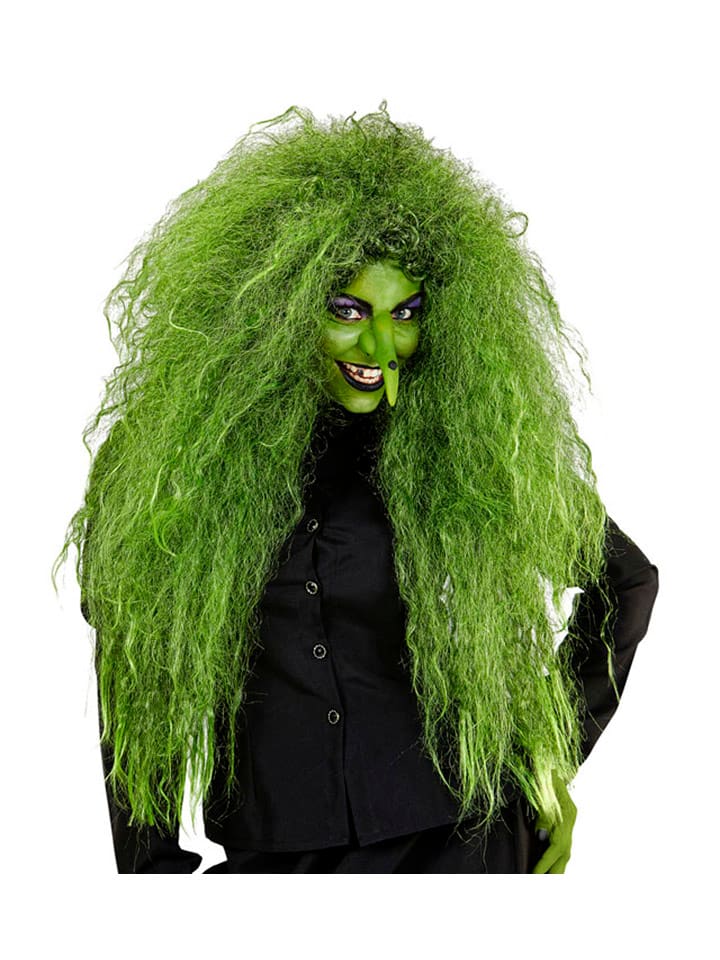 Peruka "Witch" w kolorze zielonym