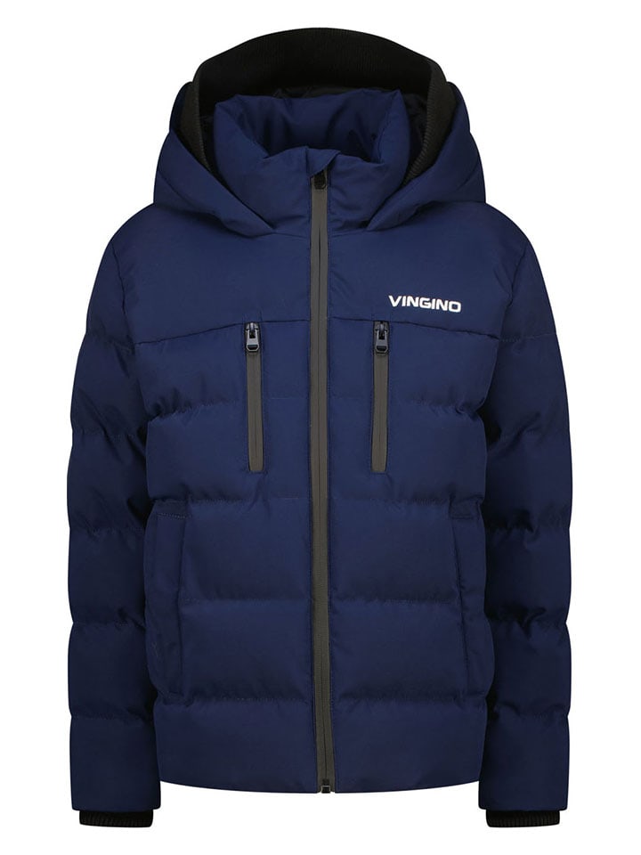 Kurtka zimowa w kolorze granatowym