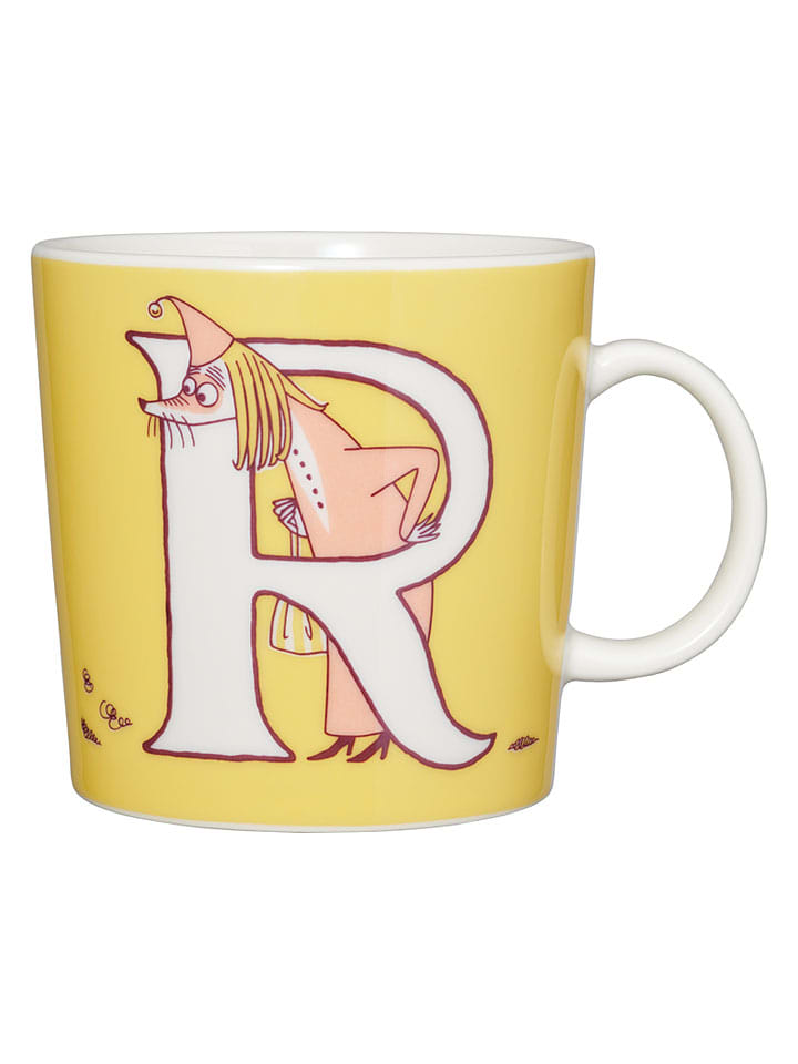 Jumbotasse ''R'' in Gelb - 400 ml