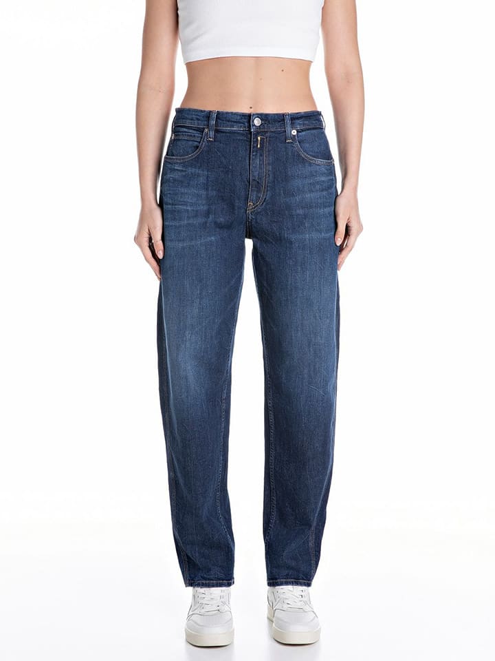 Jeans - Tapered fit - in Dunkelblau