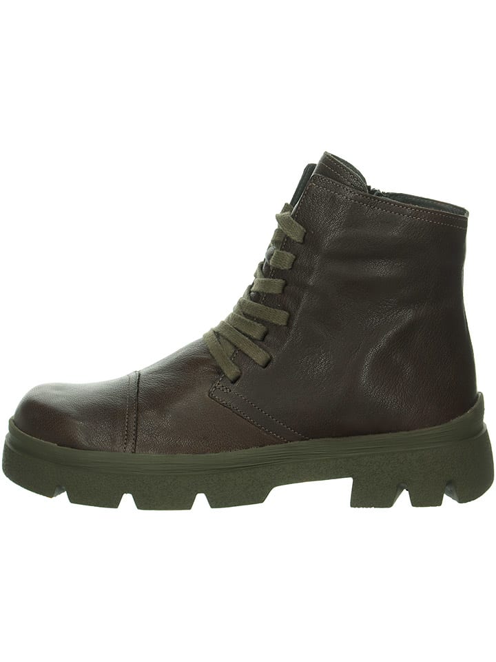 Leder-Boots in Braun