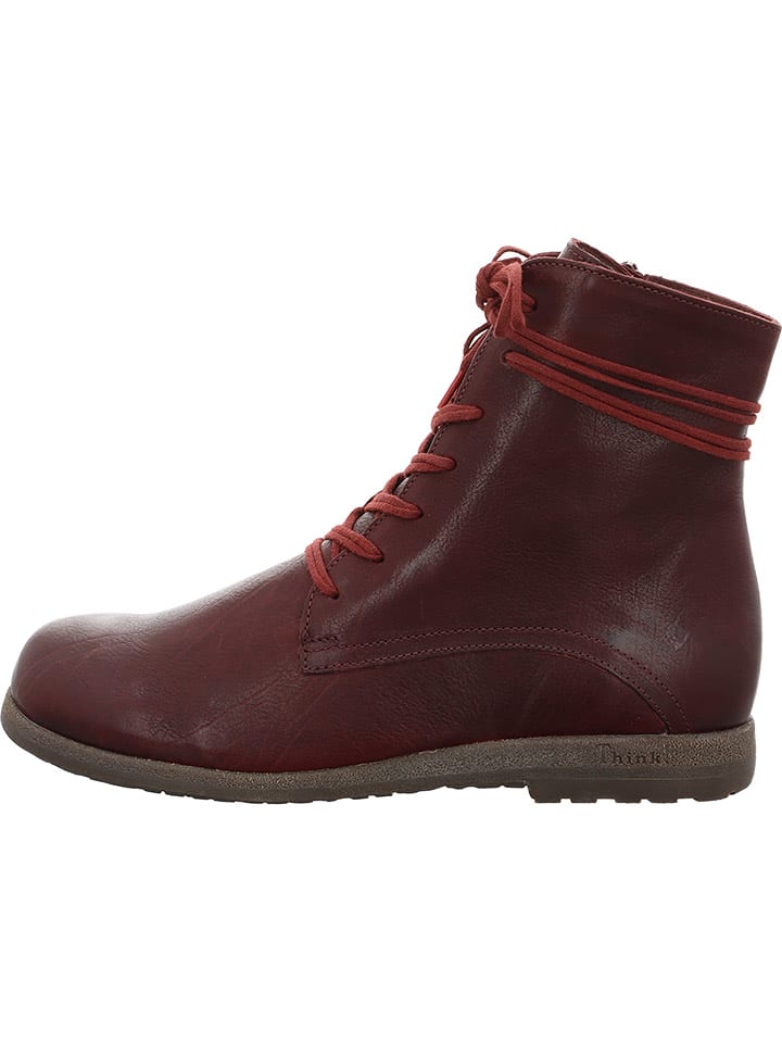 Leder-Boots in Rot