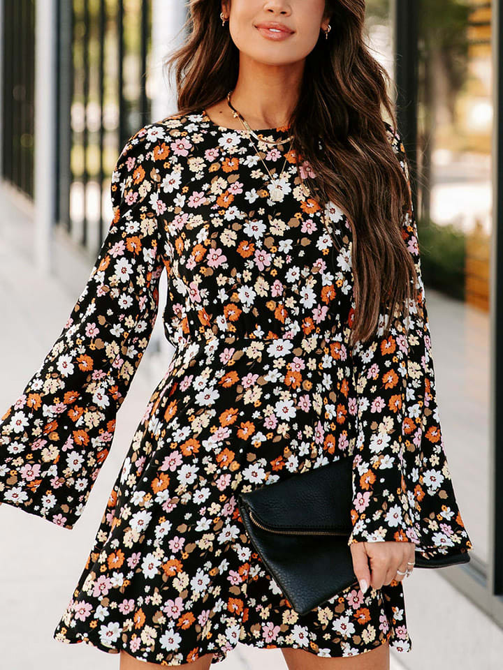 Kleid in Schwarz