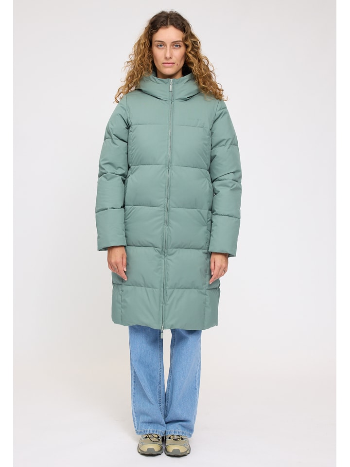 Wintermantel groen