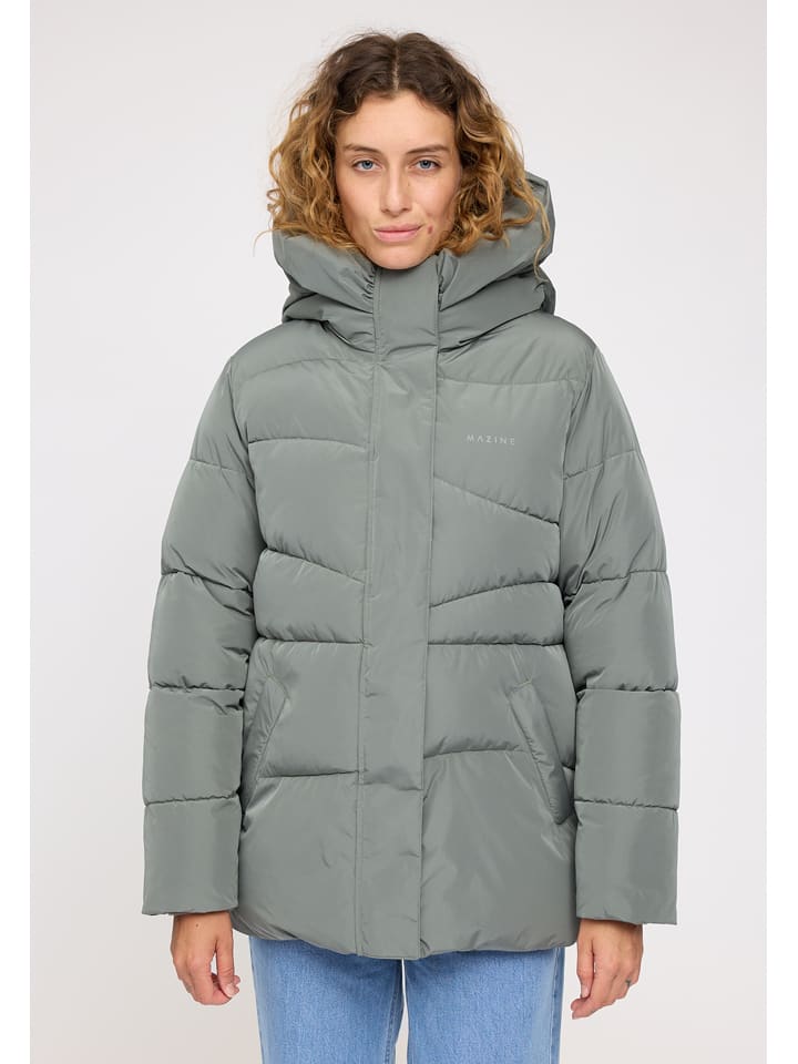 Winterjacke in Grün