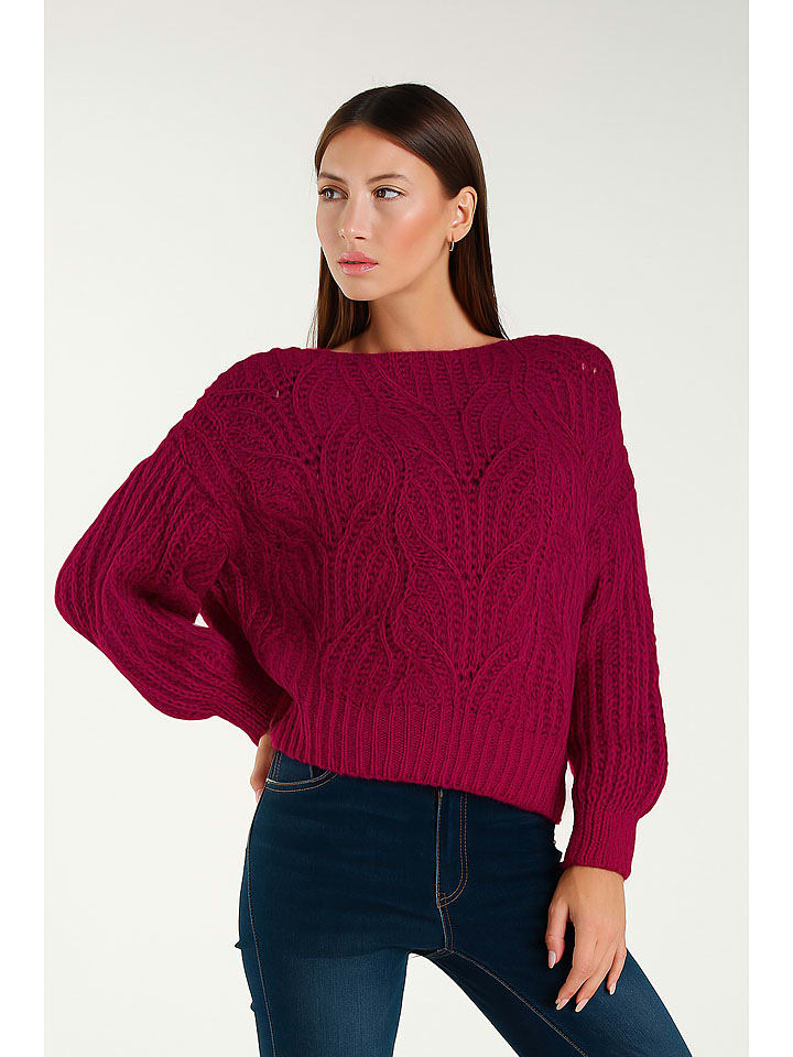 Sweter w kolorze czerwonym