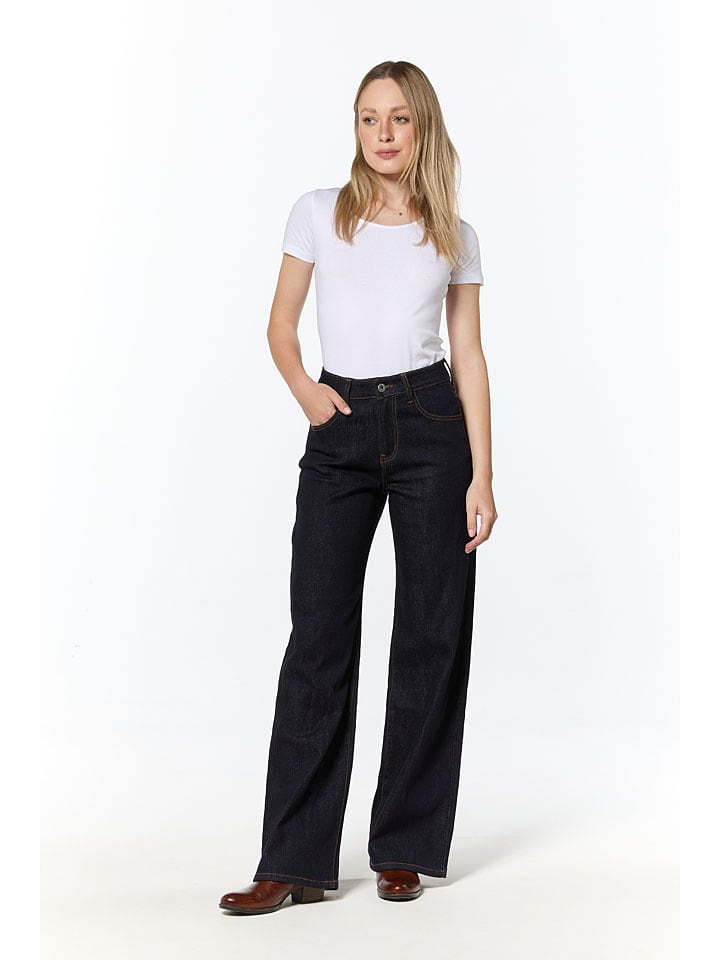 Jeans - Flared fit - in Schwarz