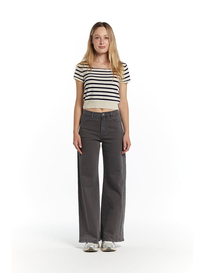 Jeans - Flared fit -  in Anthrazit