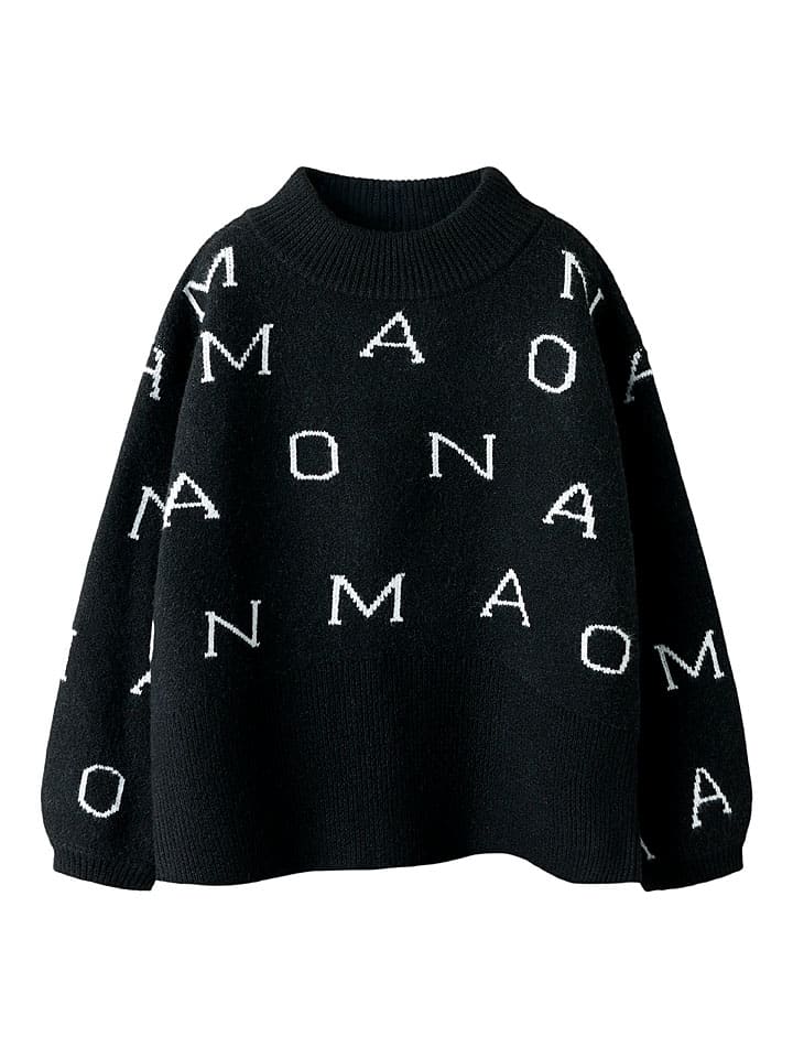 Pullover "Pneif" in Schwarz/ Weiß