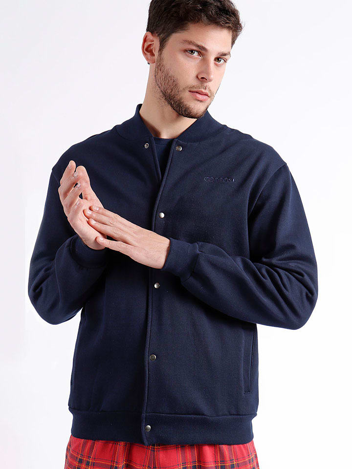 Sweatvest donkerblauw
