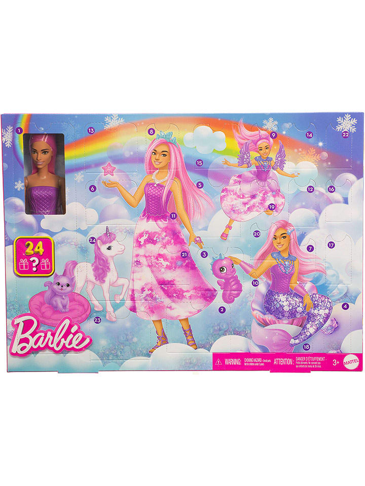 Kalendarz adwentowy "Barbie Winter Fairytale" - 3+