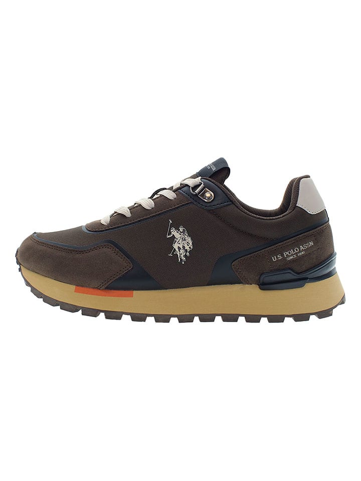 Sneakersy w kolorze brązowym