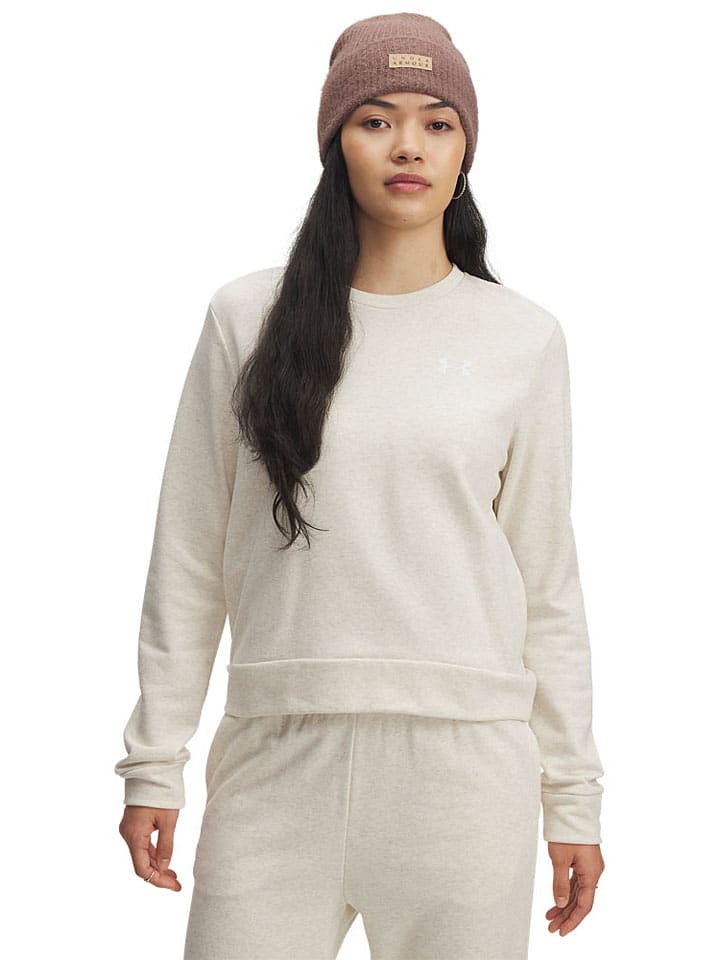 Bluza "Rival Terry" w kolorze kremowym