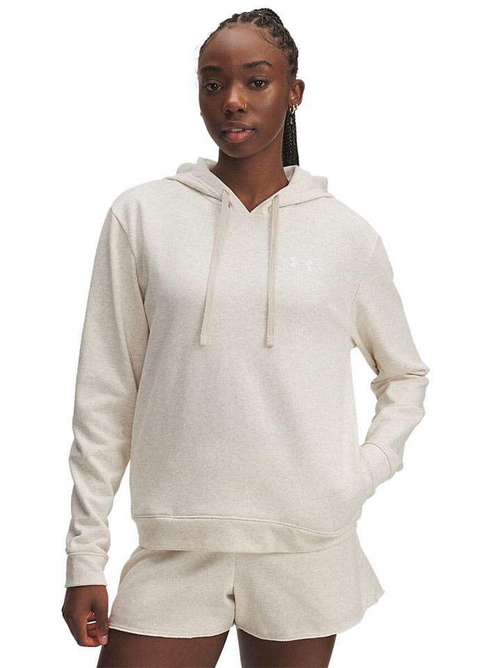 Bluza "Rival Terry" w kolorze kremowym