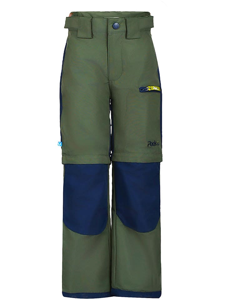 Afritstrekkingbroek "Terra" kaki/donkerblauw