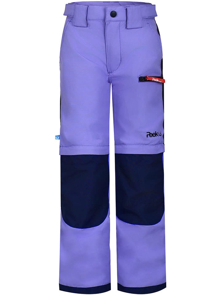 Zippoff-Trekkinghose "Terra" in Lila/ Dunkelblau