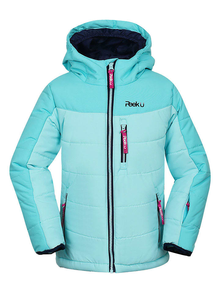 Winterjacke in Türkis