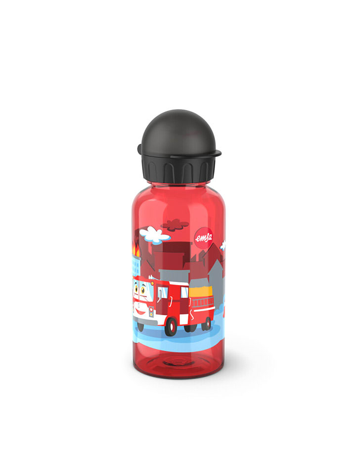 Trinkflasche "Feuerweh" in Rot - 400 ml