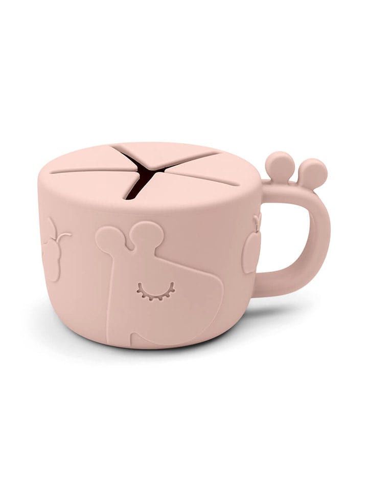 Snack-Becher "Peekaboo" in Rosa
