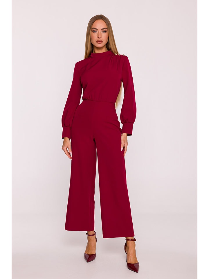 Jumpsuit in Bordeaux