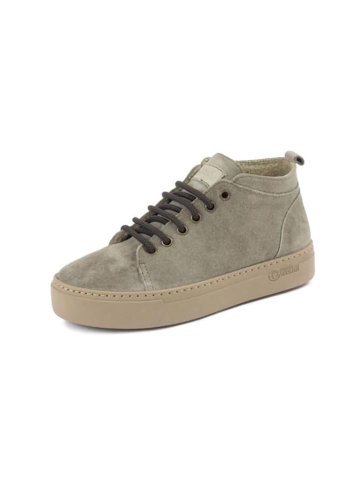 Leren boots grijs