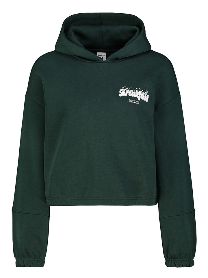 Hoodie donkergroen
