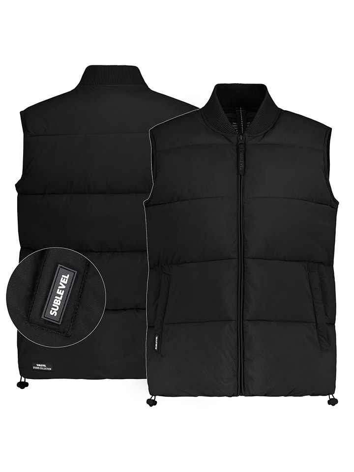 Steppweste in Schwarz