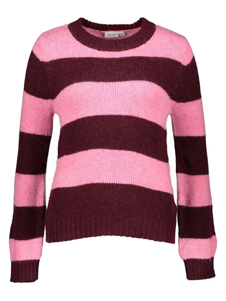 Pullover "Polana" in Pink/ Bordeaux