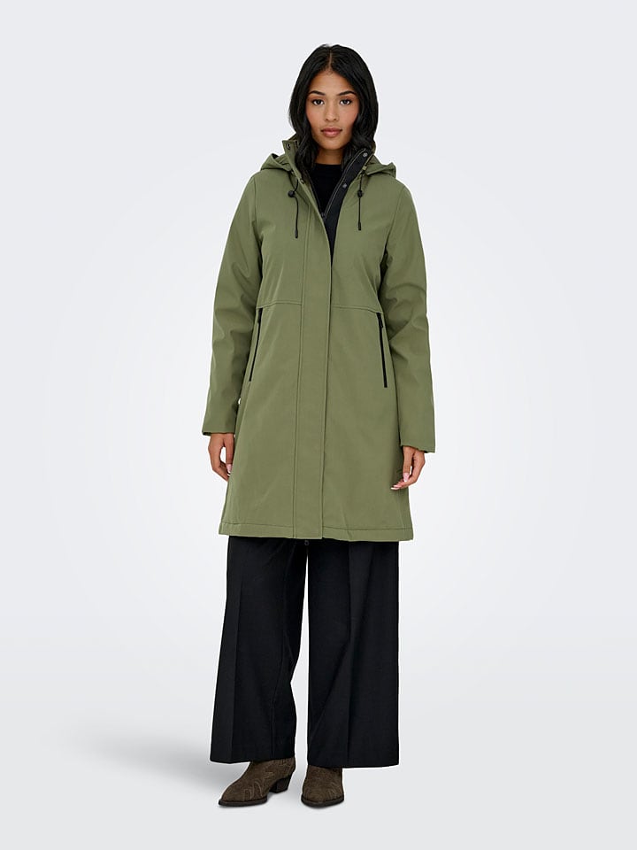 Parka "ONLKARA" w kolorze zielonym