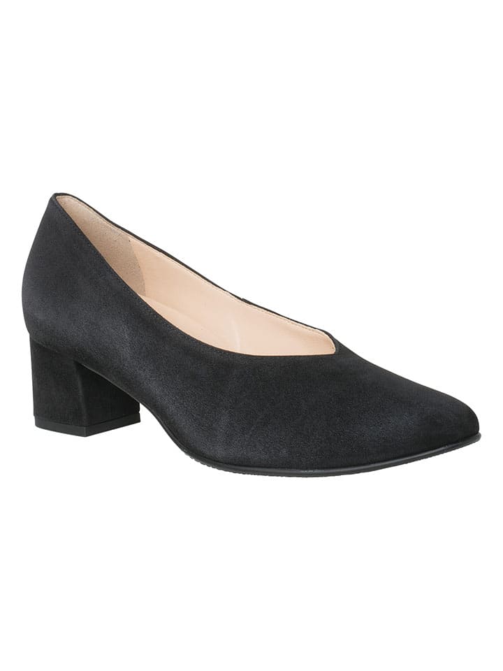Leder-Pumps "Capri" in Schwarz