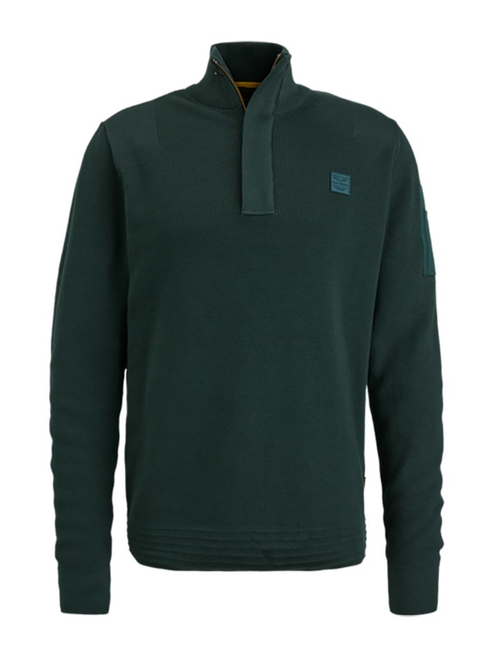 Sweter w kolorze morskim