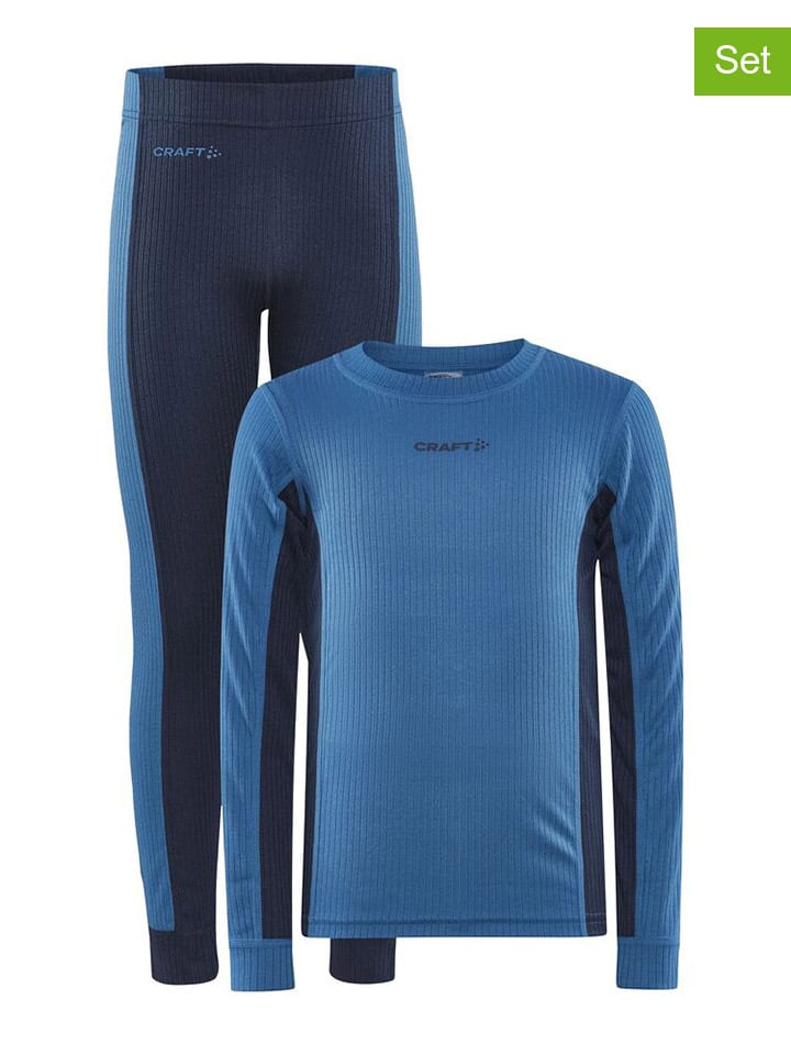 Functionele ondergoedset "Core Dry Basela" blauw/donkerblauw