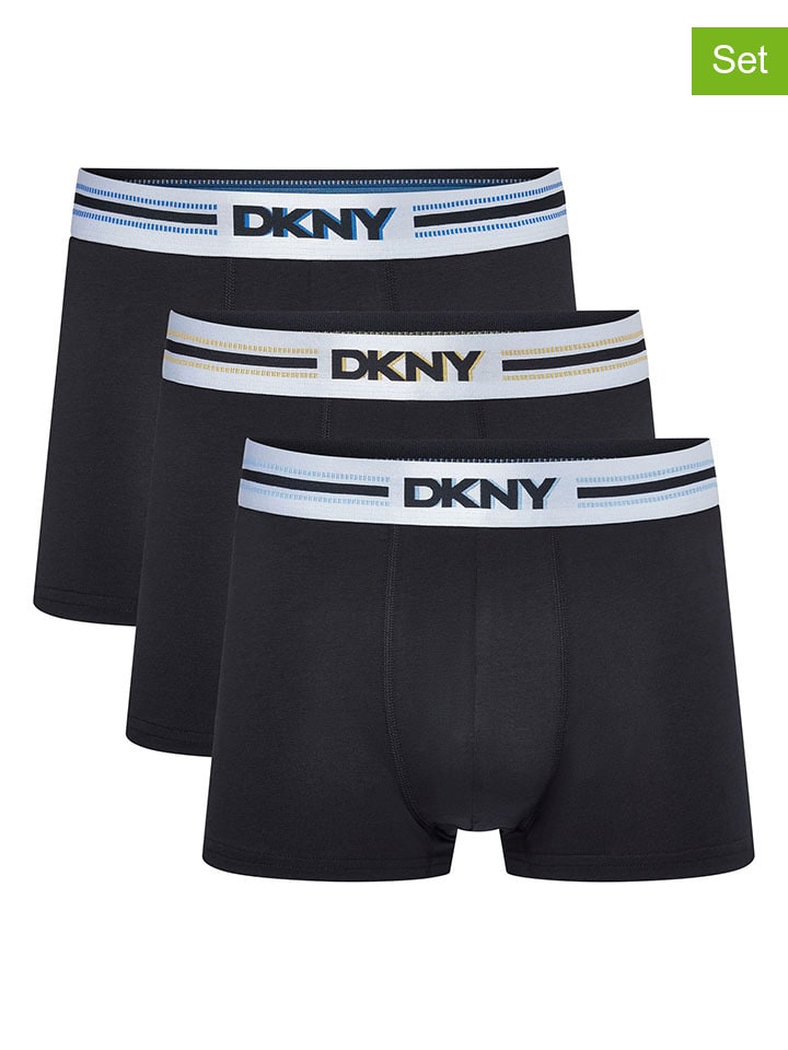3er-Set: Boxershorts in Schwarz