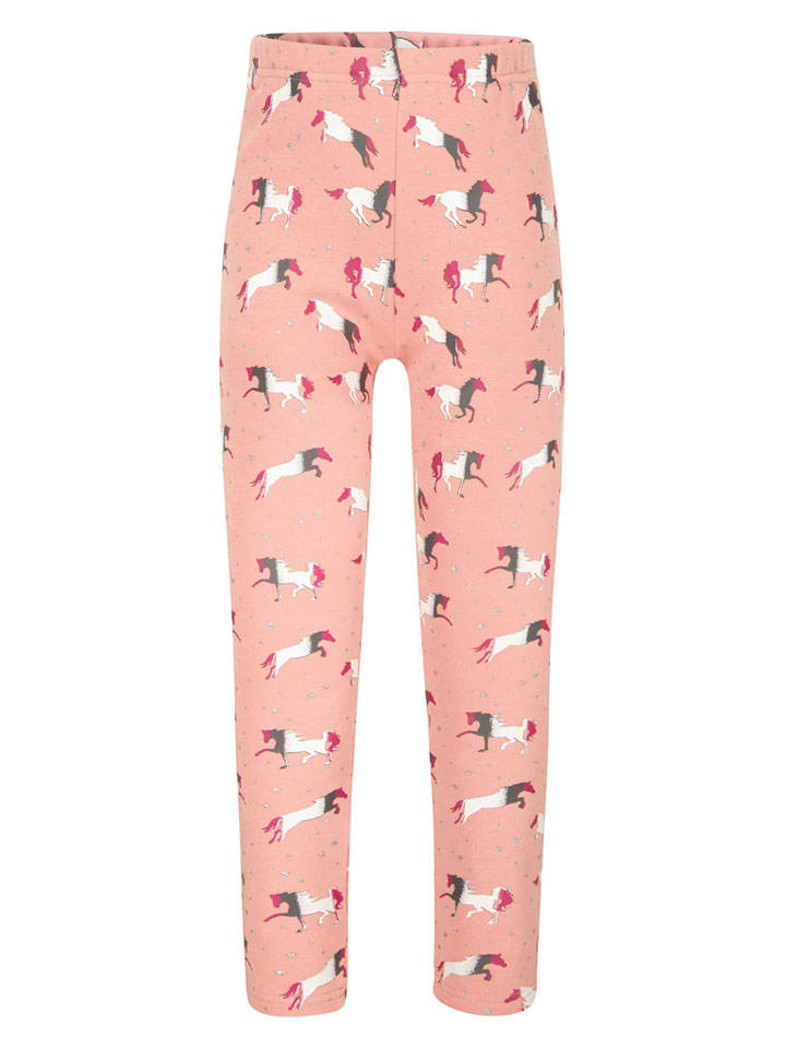 Legginsy termiczne w kolorze jasnoróżowym