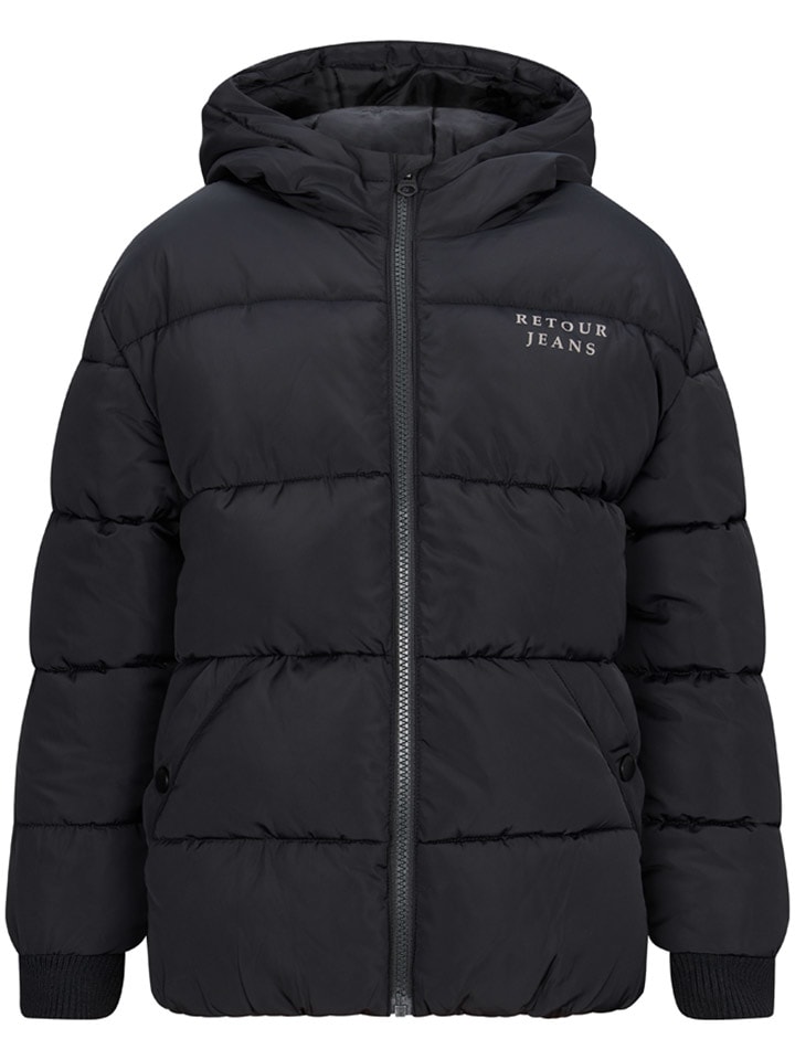 Steppjacke "Alrik" in Schwarz