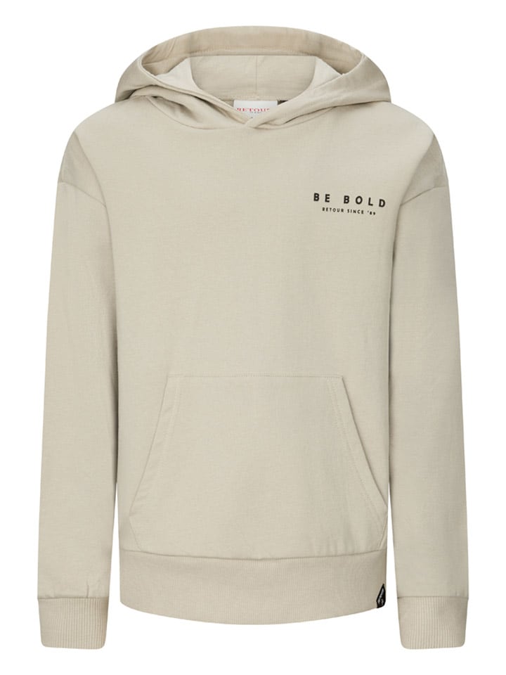 Hoodie "Gote" in Beige