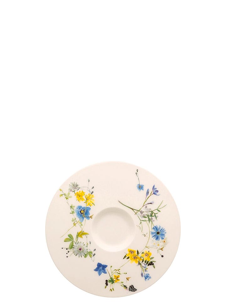 Kaffee-Untertasse "Brillance" in Weiß/ Gelb/ Blau - Ø 15,4 cm